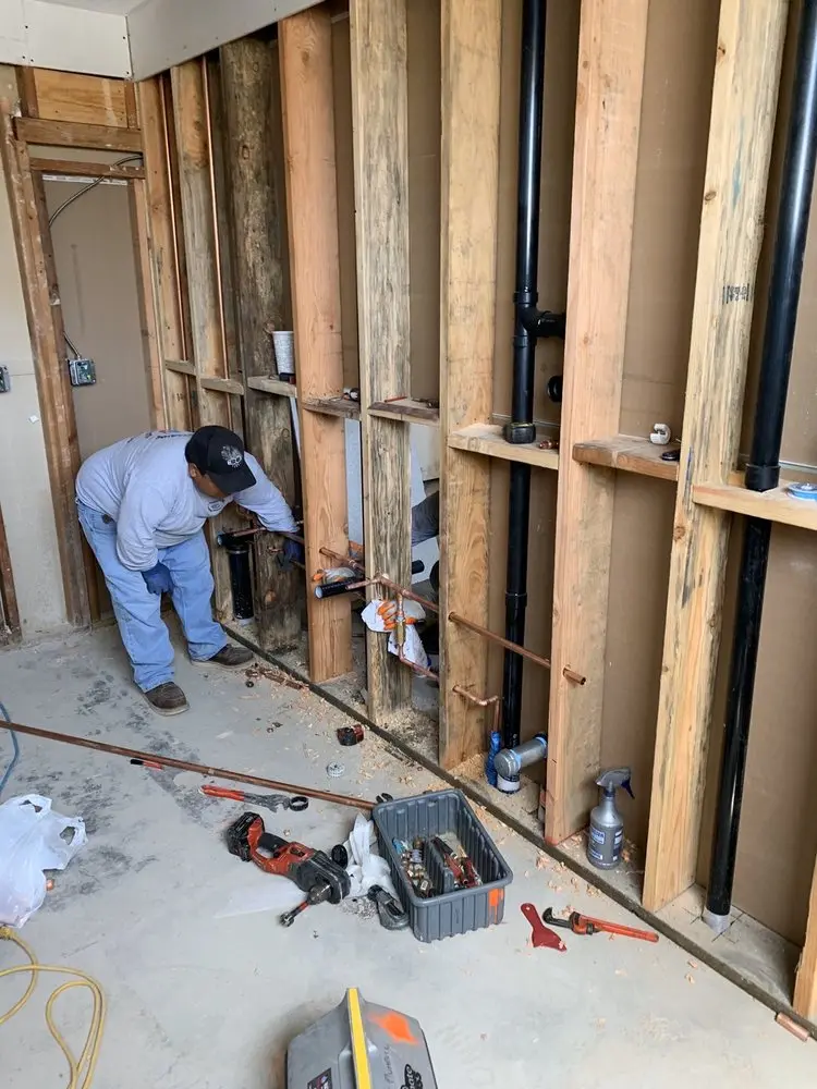 Commercial rough-in plumbing for Gas Line Repair in Stephen's Woods